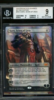 Karn, Scion of Urza - Mythic Edition, BGS 9 MINT. MTG (pop 2)   - Image 1 of 2