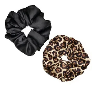 Satin Hair Scrunchies for Women 2 Pack - Oversized Silk-Like Hair Ties No-Dam... - Picture 1 of 8