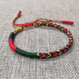 Tibetan Buddhist Lucky Charm Tibetan Bracelets & Bangles For Women Men Handmade - Picture 1 of 4