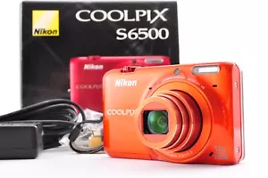 Nikon Coolpix S6500 Mandarin Orange Excelle+3 Compact Digital Camera Y0647 - Picture 1 of 24