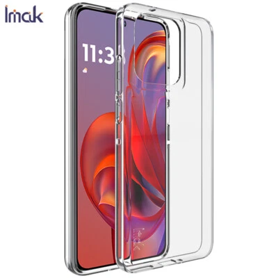 IMAK Para Motorola ThinkPhone 25 Antigolpes Suave Transparente TPU Estuche Cubierta Foto 1 de 4