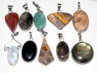 10 pièces pendentifs mélange pierres précieuses ethniques stock frais vente 1"-3" ensembles de mélange de bijoux JW