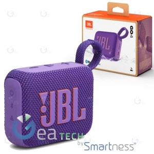 JBL Go 4 Speaker Bluetooth Waterproof IP67 Case Speaker Portable Viola - Zdjęcie 1 z 3