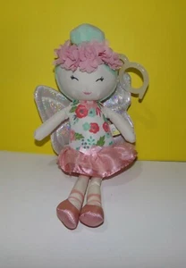 GO GOLDBUG FLORAL FAIRY CHIME RATTLE CRINKLE WINGS ACTIVITY DOLL TAKE W/ YOU U - Picture 1 of 2