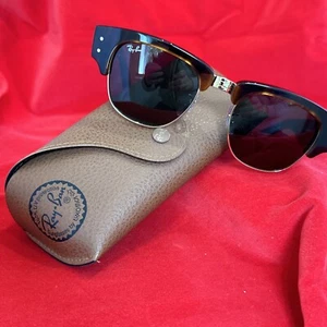 Ray Ban RB 0316-5 Mega Clubmaster Unisex Sunglasses, Case and Box - Brand New - Picture 1 of 7