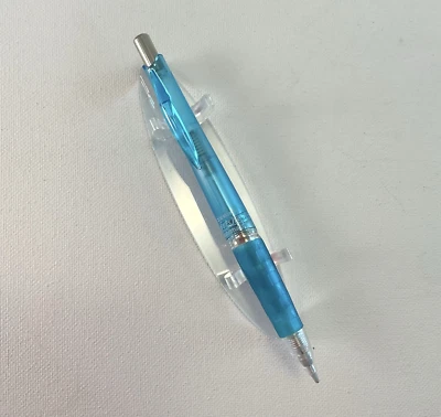 Lápis mecânico automático Zebra Frisha, cabo de borracha 0,7 azul celeste ~ Vintage - Imagem 1 de 3