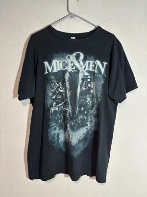 Camiseta 2010 Of Mice & Masculina Austin Carlisle Vintage Emo Metal Rock Merch XL N5 - Imagem 1 de 4