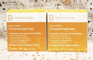 2x~DR DENNIS GROSS~Alpha Beta~Universal 2-Step Daily Peel~3 Treatments each~NIB~ - Picture 1 of 1
