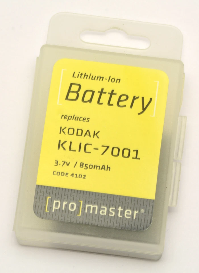 PROMASTER #4102 Batería de repuesto de iones de litio Li-on para Kodak KLIC-7001 Foto 1 de 1