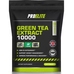 GREEN TEA 10,000MG -120 TABLETS - FAT BURNER STRONGEST SLIMMING WEIGHT LOSS DIET - Picture 1 of 11