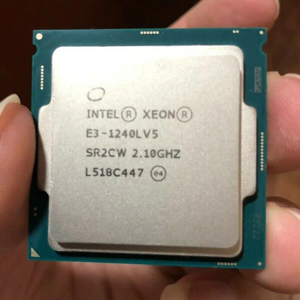 Intel Xeon E3-1240L V5 2.10 GHz 4 Core 8MB LGA 1151 CPU Processor For C232 C236 - Image 1 of 1