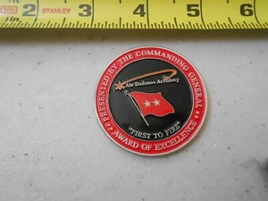 RARE NAMED AIR DEFENSE ARTILLERY ADA FORT BLISS 2 STAR CHALLENGE COIN MILITARY - Picture 1 of 2