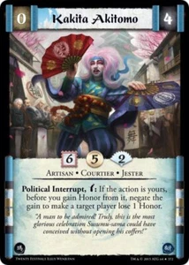 Legend of the Five Rings L5R CCG TF Twenty Festivals Kakita Akitomo - Picture 1 of 1