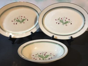 Vintage Old Ivory Opco Syracuse China Coralbel 1960 Ceramic Serving Dishes - Picture 1 of 7