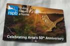 rspb badge: golden dartford warbler on Arne picture card