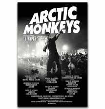 W060 Art Poster Arctic Monkeys Am Tour Alex Turner Suck Concert Silk Print