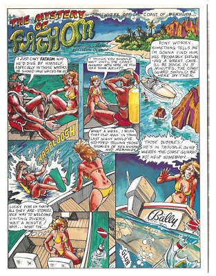Fathom Bally Pinball Flyer / Brochure / Ad - Mint Condition - Hard to Find - Image 1 of 2