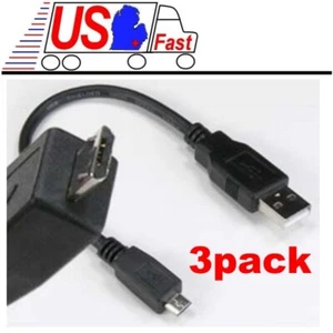 Lot3pk 8"inch short USB Micro 5pin Digital Phone/Charger/Sync Cable/Cord/Wire 6" - Picture 1 of 2