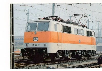 D100933 Baiureihe 111 Núremberg 1985 trenes locomotoras postal Alemania Foto 1 de 2