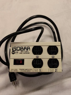 Tripp Lite Isobar Premium Surge Suppressor 4 Outlet Protector ISOBAR4 - Image 1 of 4
