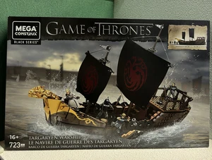 1pcs Mega Construx Black Series Game of Thrones Targaryen Warship GPB29 Toy - Picture 1 of 10
