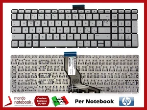 TASTIERA ITALIANA NOTEBOOK HP 15S-DY 15S-EQ 15-EF 15S-FQ 15-GW 15-BS127NL SILVER - Zdjęcie 1 z 1