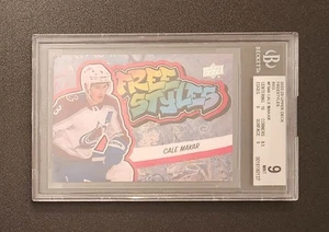 2022-23 UPPER DECK SERIES 1 FREESTYLES RED CALE MAKAR #FS-46 BGS 9 MINT - Picture 1 of 2