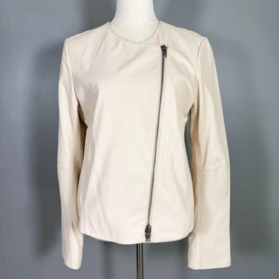 NWT Vince Moto Jacket XL Lamb Leather Quiet Luxury Old Money Capsule Minimalist - Image 1 of 4