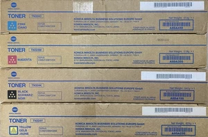 Original Konica Minolta Toner Set TN324 (K, C, M, Y) 4 St. NEU & OVP für Bizhub - Bild 1 von 1