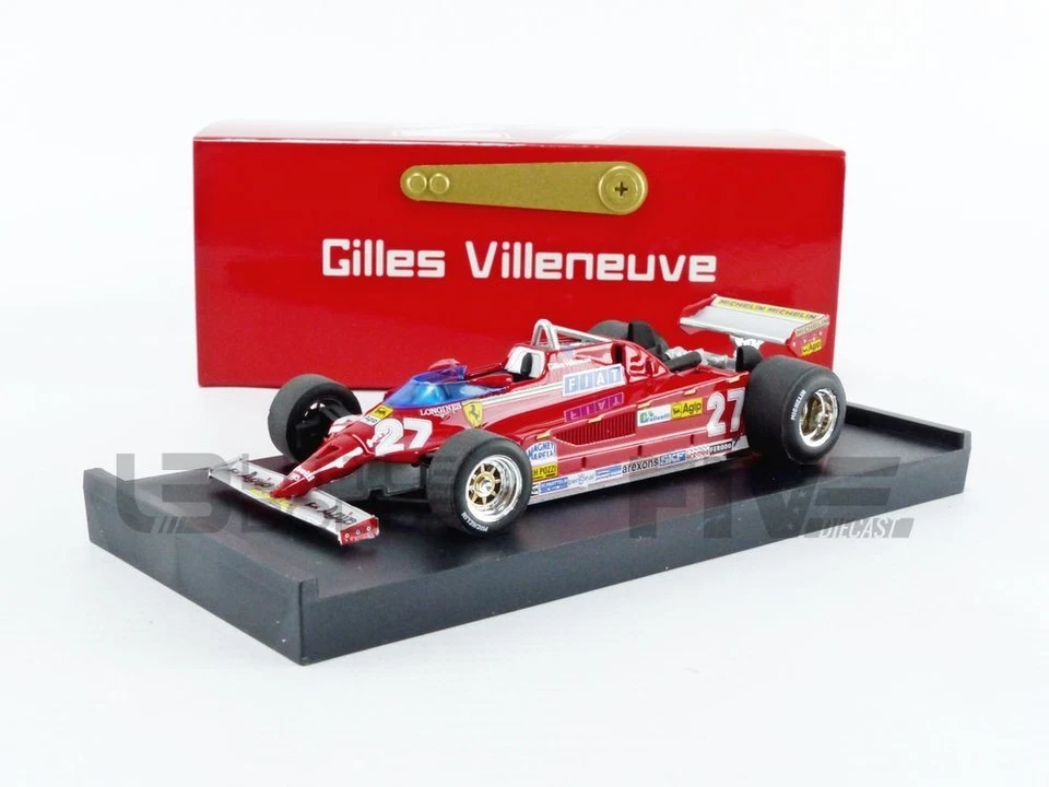 BRUMM 1/43 - FERRARI 126 CK - MONTE CARLO 1981 (G. VILLENEUVE) R367 - Image 1 of 1