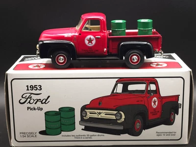 First Gear 53 1953 福特 F-100 皮卡车 德士古 德克萨斯管道线 19-1688 1:34 — 第 1/4 张图片