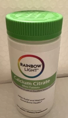 LUZ ARCO IRIS. MINI COMPRIMIDOS DE CITRATO DE CALCIO S 120 unidades EXP 11/27 Foto 1 de 4