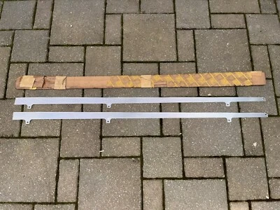 1958 Chevrolet Biscayne Brookwood Front Fender Spear Molding Inserts (NOS) - Image 1 of 4