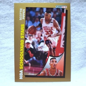 1992-93 Fleer Schoolyard Stars Scottie Pippen #260 Chicago Bulls - Picture 1 of 3