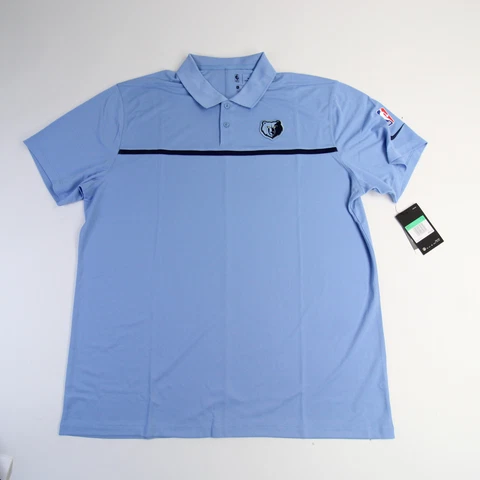 Memphis Grizzlies Nike NBA Authentics Dri-Fit Polo Men's Light Blue New Cover