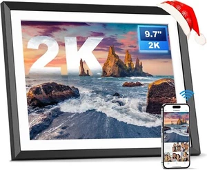 32GB IPS Arktronic 972K WiFi Digital Picture Frame Touch Screen - Picture 1 of 9