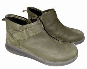Clarks Cloud Steppers grau oliv Komfort Reißverschluss Stiefelette Sillian 2.0 West Größe 7 - Bild 1 von 8
