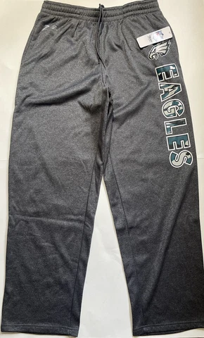 Zubaz NFL Men's Philadelphia Eagles L Heather Gray Sweatpants L Cover