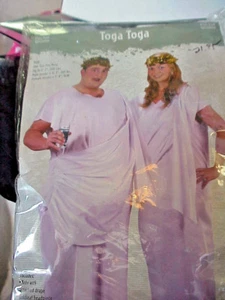 TOGA TOGA PLUS SIZE ONE SIZE FITS MOST UP TO 6' 2" 300 LBS ROBE W / ATTACHED - Bild 1 von 3