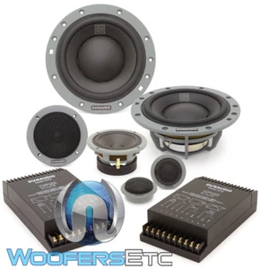 DYNAUDIO ESOTAN 372 6.5" & 3" 3-WAY COMPONENT SPEAKERS TWEETERS CROSSOVERS NEW - Picture 1 of 9