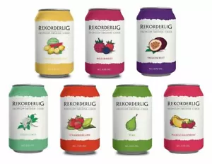 24x REKORDERLIG PROBIERSET 0,33l - Frucht - Cider - Dose - Mix - Mischung - - Bild 1 von 1