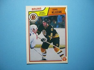 1983/84 O-PEE-CHEE NHL HOCKEY CARD #51 GORD KLUZAK ROOKIE NM SHARP+!! 83/84 OPC