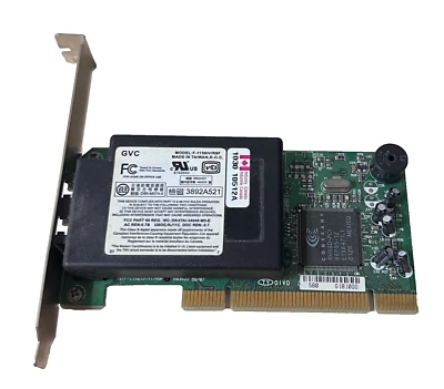 GVC 56K GVC Internal PCI Fax Modem F-1156IV/R9F - Image 1 of 2
