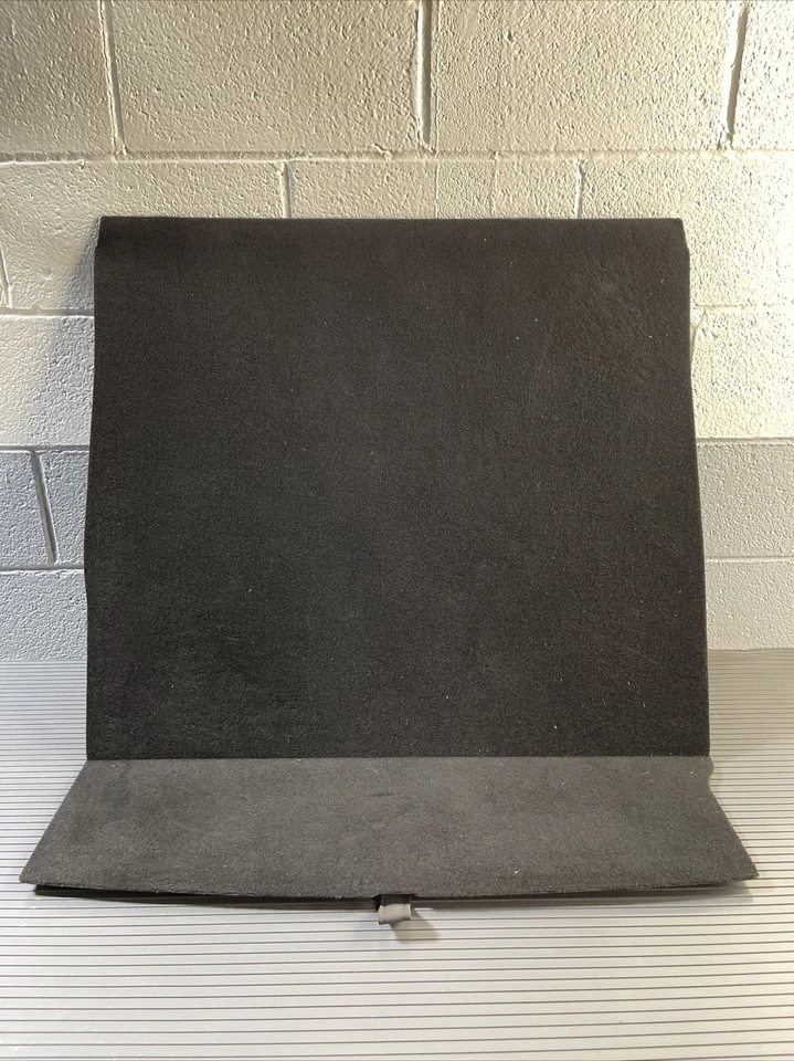 Compartimento de bagagem carpete de assoalho BMW 650i F12 2009-2018 preto fabricante de equipamento original - Imagem 1 de 4