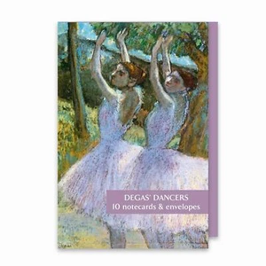 Paquete de 10 tarjetas de felicitación para curar el museo Fitzwilliam bailarines de Degas - Imagen 1 de 5