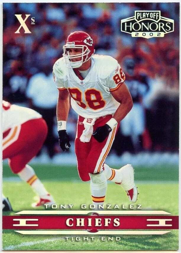 2002 Playoff Honors X's Tony Gonzalez #040/100  *KANSAS CITY CHIEFS* - Image 1 of 1