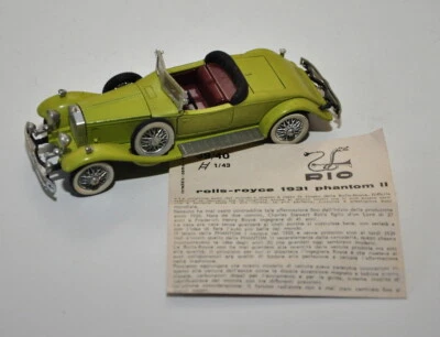 Modellino Auto Rio Rolls Royce Phantom II verde Scala 1:43 1931 - Immagine 1 di 4