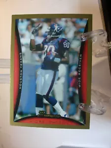 2008 Bowman Gold Football Card   #62 Andre Johnson      (93372) - Picture 1 of 2