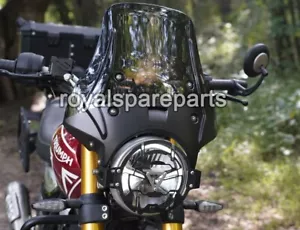 Fit For Triumph Scrambler 400X Wandered Touring Smoked Screen/Windshield Kit - Picture 1 of 3