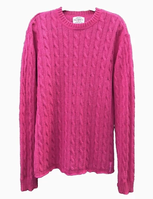 Ralph Lauren Polo Jeans Co Suéter Tejido con Cable Mujeres XL Rosa Lana Japón Funciona Alto Foto 1 de 4